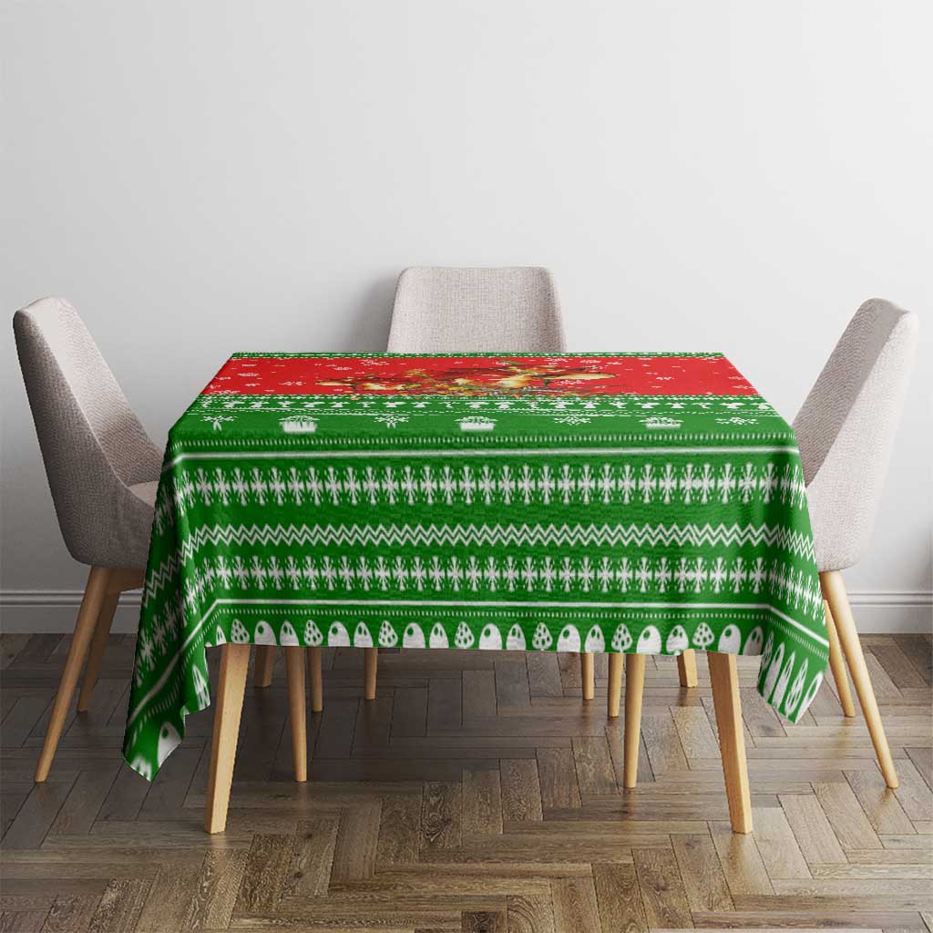 Amazing Mushroom Christmas Yall Christmas Tablecloth Xmas Holiday Patterns - Wonder Print Shop