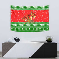 Amazing Mushroom Christmas Yall Christmas Tapestry Xmas Holiday Patterns - Wonder Print Shop