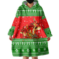 Amazing Mushroom Christmas Yall Christmas Wearable Blanket Hoodie Xmas Holiday Patterns - Wonder Print Shop