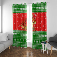 Amazing Mushroom Christmas Yall Christmas Window Curtain Xmas Holiday Patterns - Wonder Print Shop