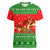Amazing Mushroom Christmas Yall Christmas Women V-Neck T-Shirt Xmas Holiday Patterns - Wonder Print Shop
