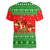 Amazing Mushroom Christmas Yall Christmas Women V-Neck T-Shirt Xmas Holiday Patterns - Wonder Print Shop