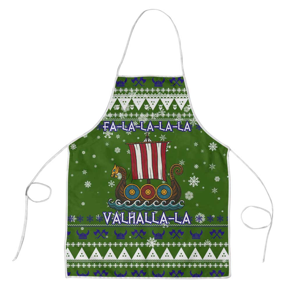 Amazing Viking Christmas Apron Xmas Holiday Patterns - Wonder Print Shop