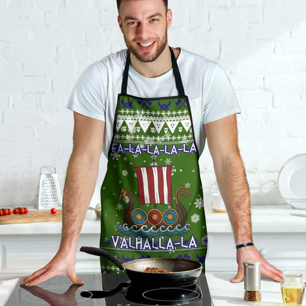 Amazing Viking Christmas Apron Xmas Holiday Patterns - Wonder Print Shop