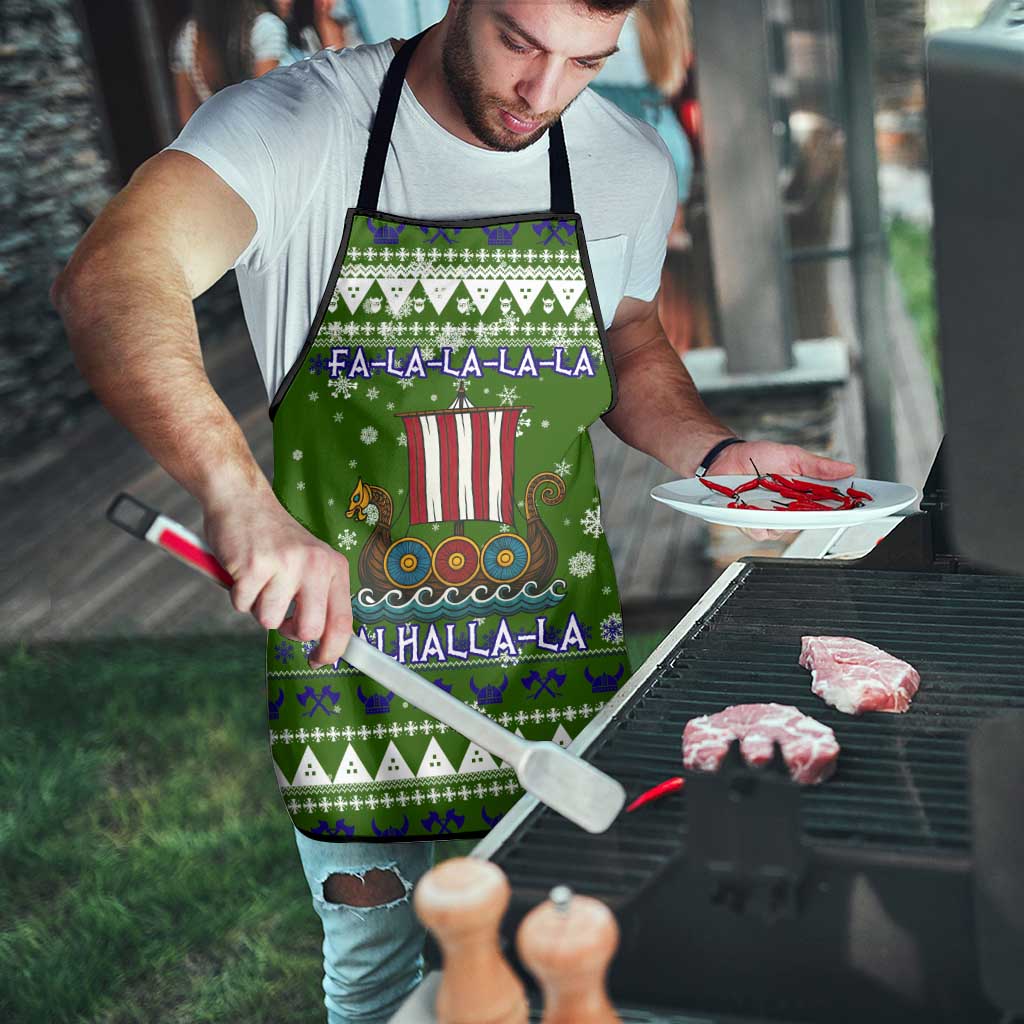 Amazing Viking Christmas Apron Xmas Holiday Patterns - Wonder Print Shop