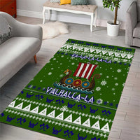 Amazing Viking Christmas Area Rug Xmas Holiday Patterns - Wonder Print Shop