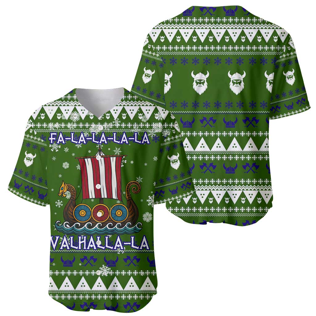 Amazing Viking Christmas Baseball Jersey Xmas Holiday Patterns - Wonder Print Shop