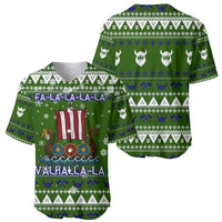 Amazing Viking Christmas Baseball Jersey Xmas Holiday Patterns - Wonder Print Shop
