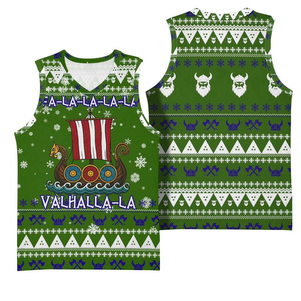 Amazing Viking Christmas Basketball Jersey Xmas Holiday Patterns - Wonder Print Shop