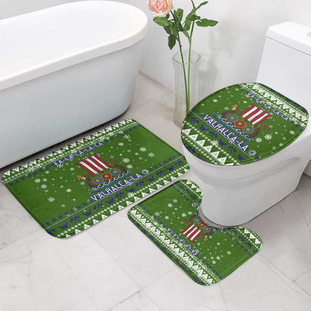 Amazing Viking Christmas Bathroom Set Xmas Holiday Patterns - Wonder Print Shop