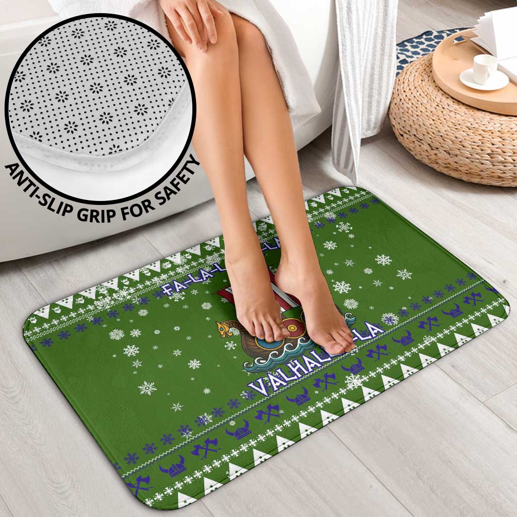 Amazing Viking Christmas Bathroom Set Xmas Holiday Patterns - Wonder Print Shop