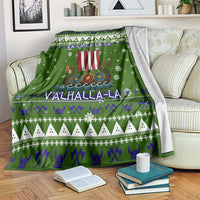 Amazing Viking Christmas Blanket Xmas Holiday Patterns - Wonder Print Shop