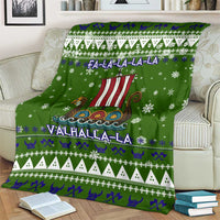 Amazing Viking Christmas Blanket Xmas Holiday Patterns - Wonder Print Shop