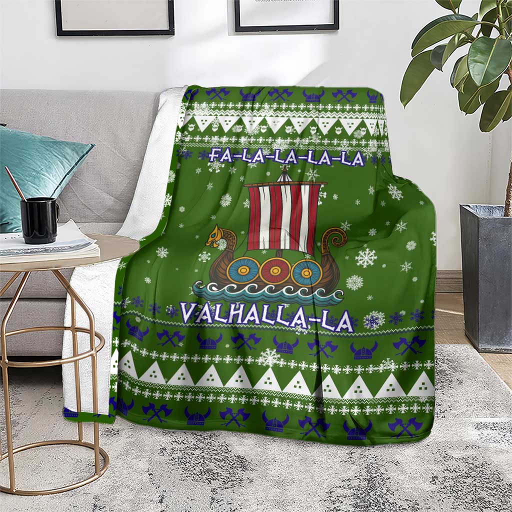 Amazing Viking Christmas Blanket Xmas Holiday Patterns - Wonder Print Shop