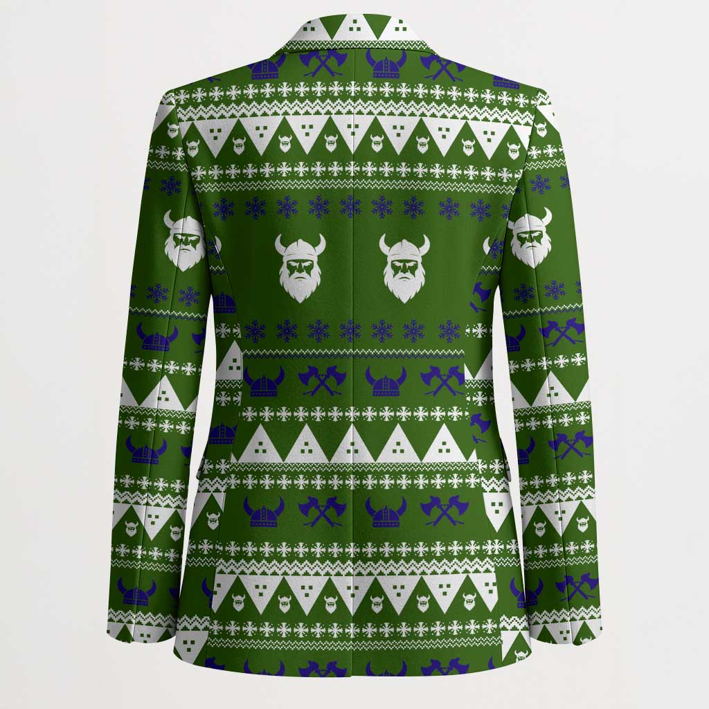 Amazing Viking Christmas Blazer Xmas Holiday Patterns - Wonder Print Shop