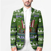 Amazing Viking Christmas Blazer Xmas Holiday Patterns - Wonder Print Shop