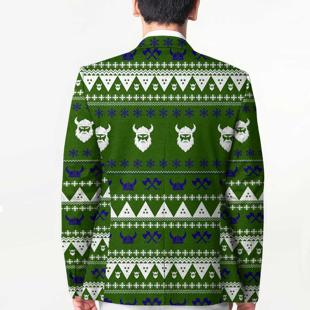 Amazing Viking Christmas Blazer Xmas Holiday Patterns - Wonder Print Shop