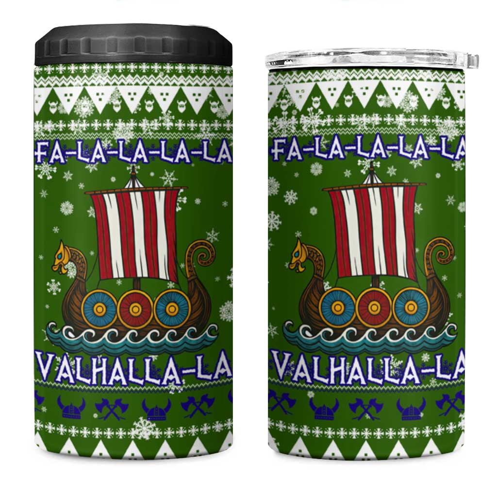 Amazing Viking Christmas 4 in 1 Can Cooler Tumbler Xmas Holiday Patterns - Wonder Print Shop