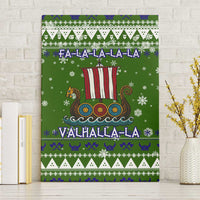 Amazing Viking Christmas Canvas Wall Art Xmas Holiday Patterns - Wonder Print Shop