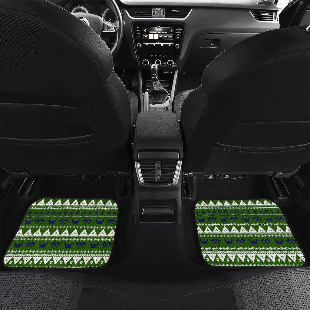 Amazing Viking Christmas Car Mats Xmas Holiday Patterns - Wonder Print Shop