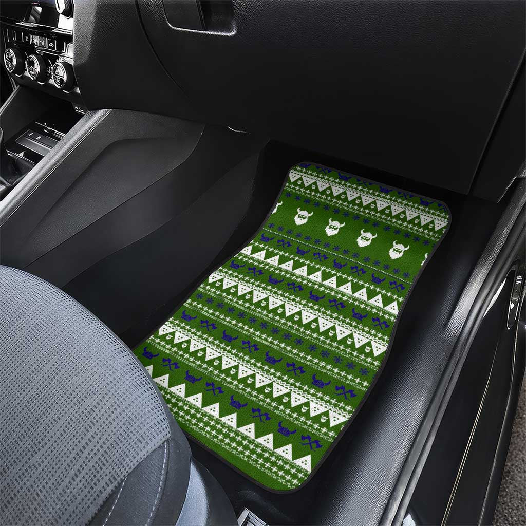 Amazing Viking Christmas Car Mats Xmas Holiday Patterns - Wonder Print Shop