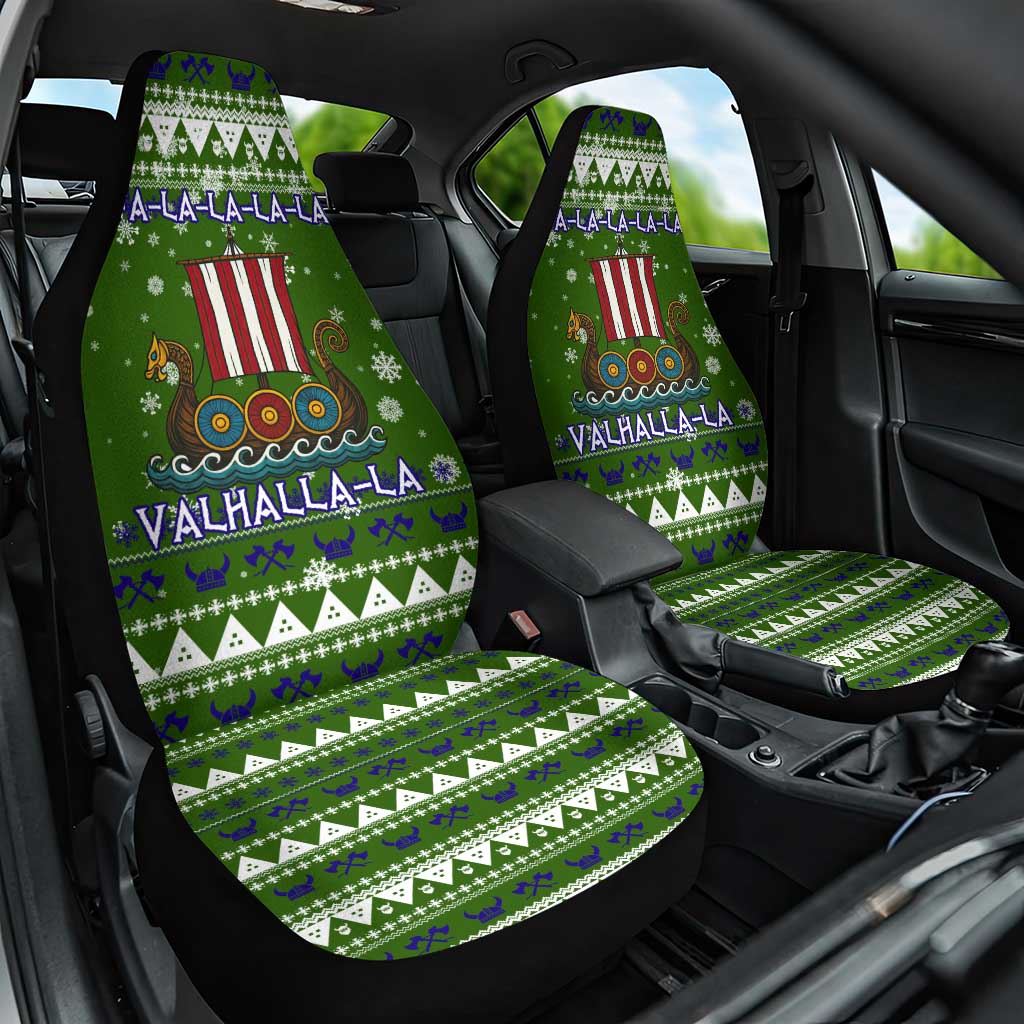 Amazing Viking Christmas Car Seat Cover Xmas Holiday Patterns - Wonder Print Shop