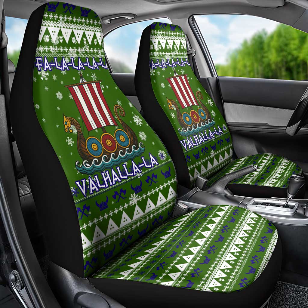 Amazing Viking Christmas Car Seat Cover Xmas Holiday Patterns - Wonder Print Shop