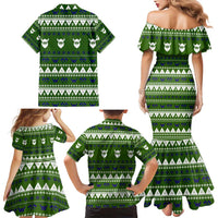 Amazing Viking Christmas Family Matching Mermaid Dress and Hawaiian Shirt Xmas Holiday Patterns - Wonder Print Shop