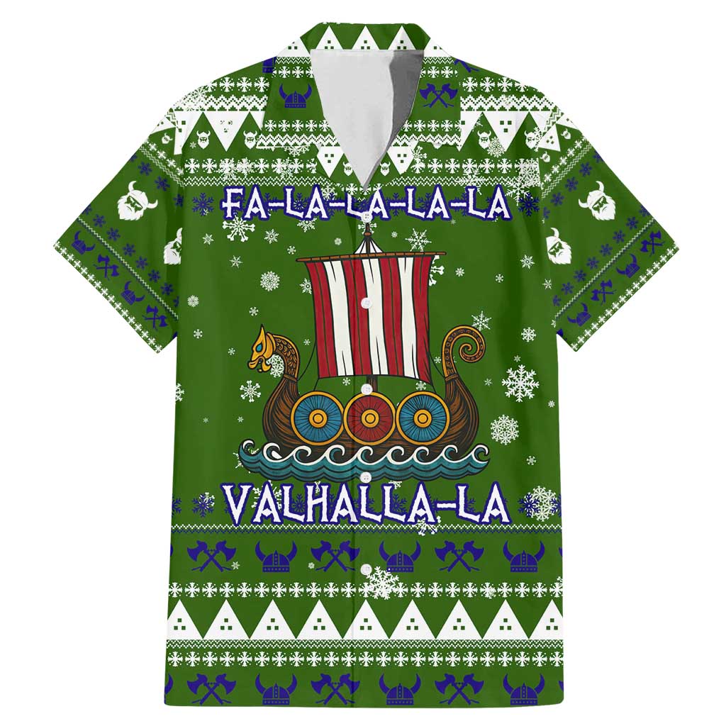 Amazing Viking Christmas Family Matching Mermaid Dress and Hawaiian Shirt Xmas Holiday Patterns - Wonder Print Shop