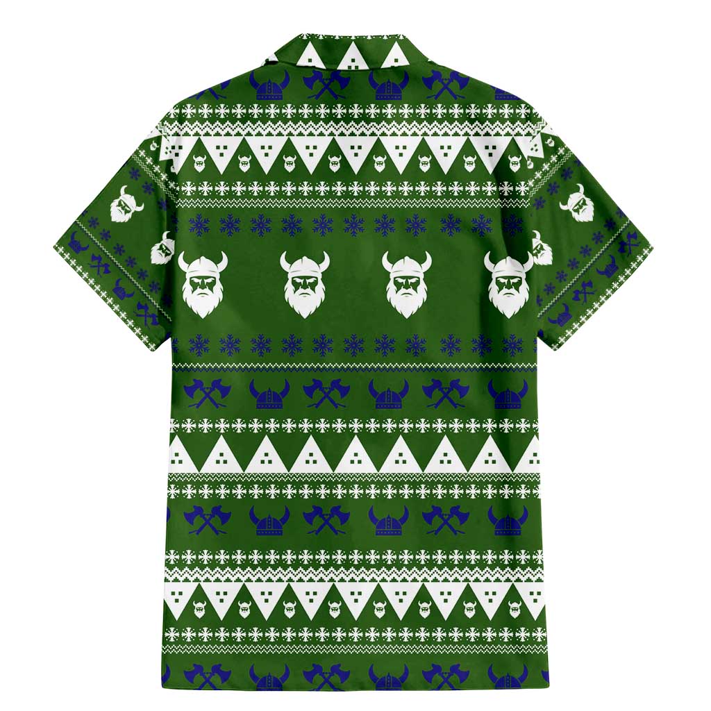 Amazing Viking Christmas Family Matching Mermaid Dress and Hawaiian Shirt Xmas Holiday Patterns - Wonder Print Shop