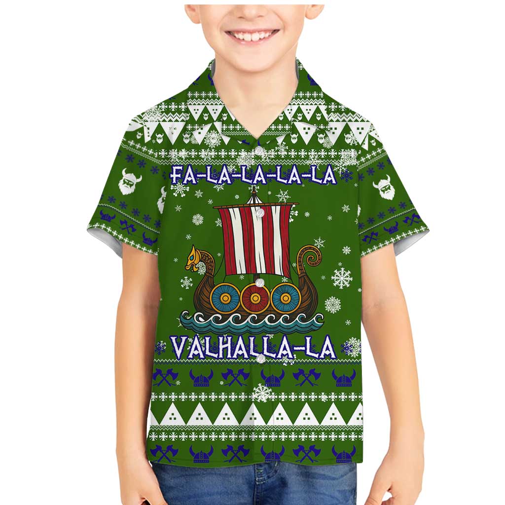 Amazing Viking Christmas Family Matching Mermaid Dress and Hawaiian Shirt Xmas Holiday Patterns - Wonder Print Shop