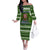 Amazing Viking Christmas Family Matching Off The Shoulder Long Sleeve Dress and Hawaiian Shirt Xmas Holiday Patterns - Wonder Print Shop