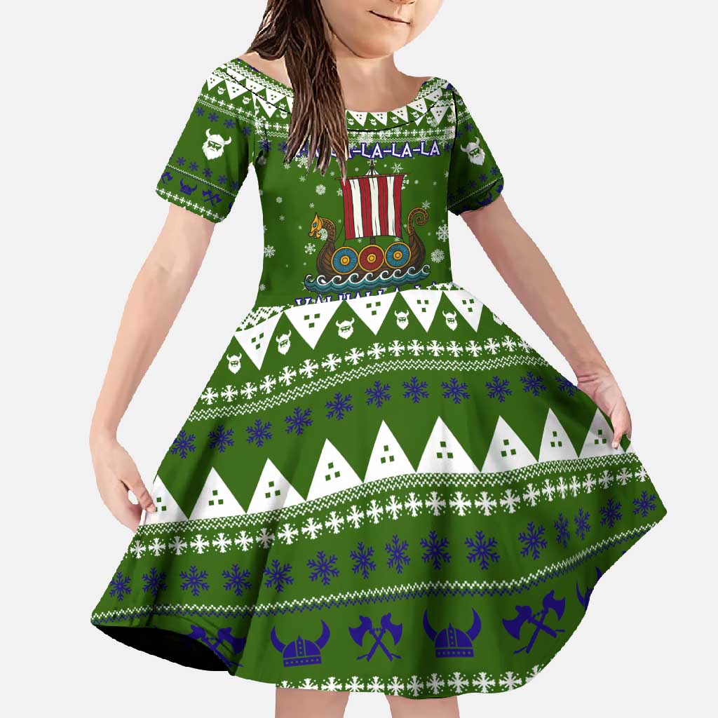 Amazing Viking Christmas Family Matching Off Shoulder Maxi Dress and Hawaiian Shirt Xmas Holiday Patterns - Wonder Print Shop