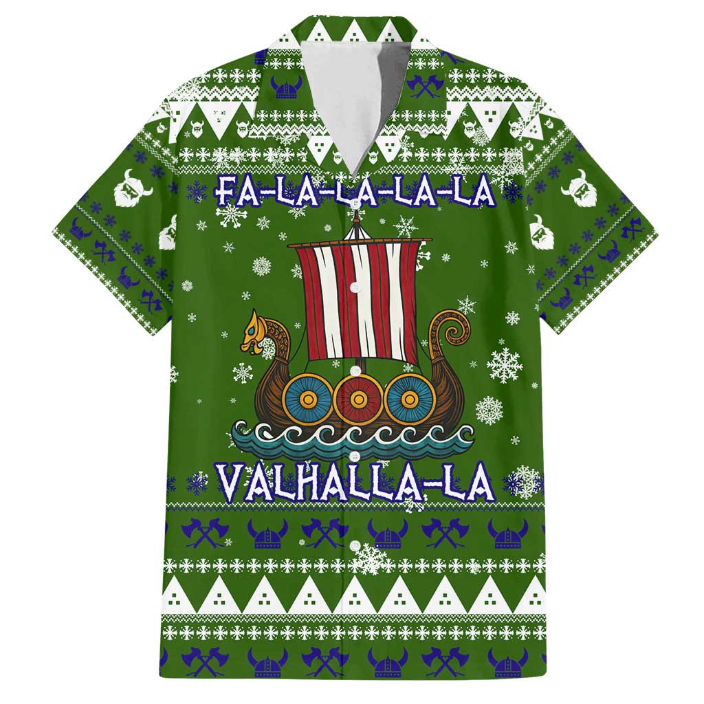 Amazing Viking Christmas Family Matching Puletasi and Hawaiian Shirt Xmas Holiday Patterns - Wonder Print Shop