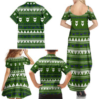 Amazing Viking Christmas Family Matching Summer Maxi Dress and Hawaiian Shirt Xmas Holiday Patterns - Wonder Print Shop