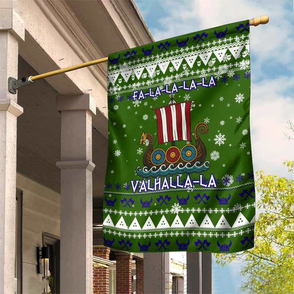 Amazing Viking Christmas Garden Flag Xmas Holiday Patterns - Wonder Print Shop