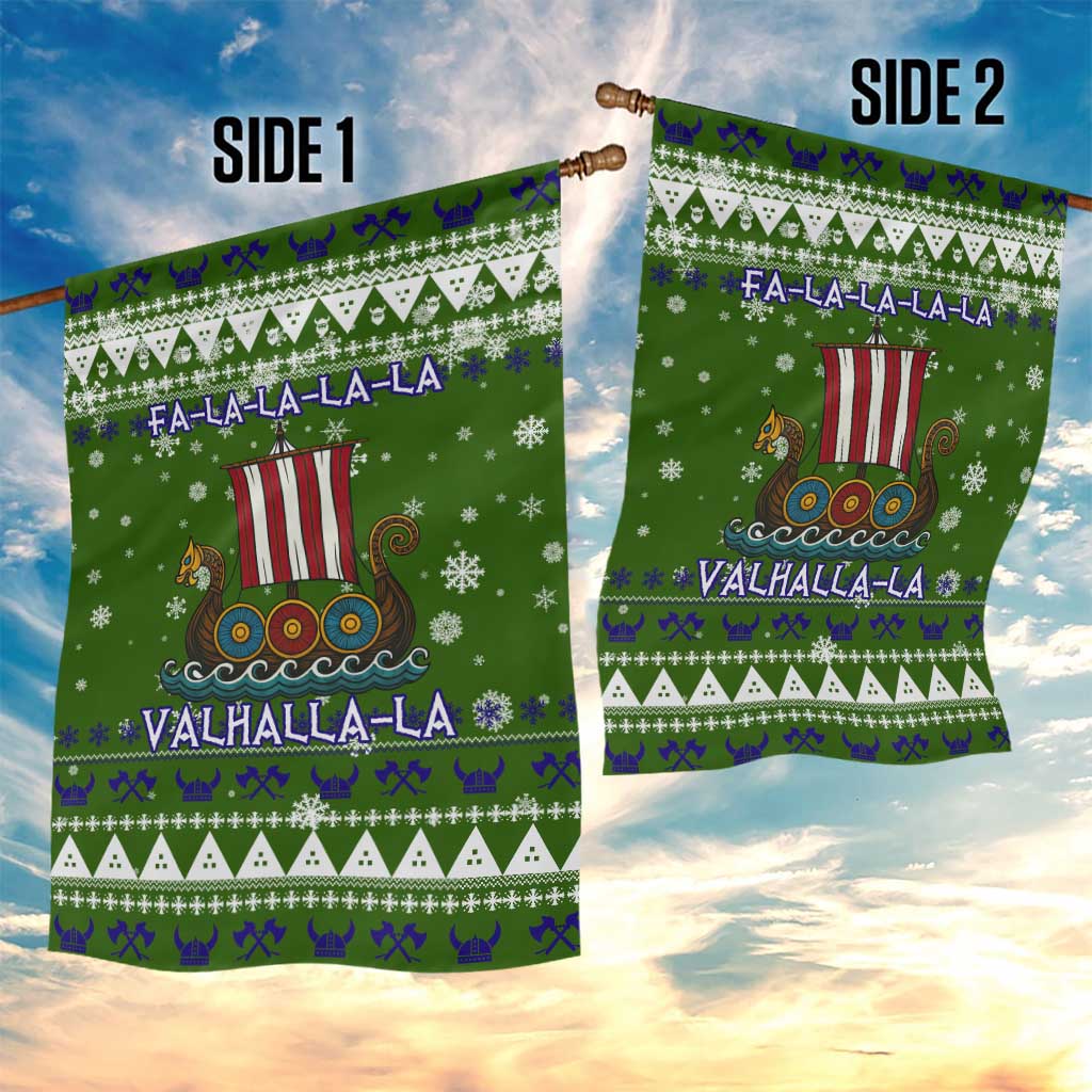 Amazing Viking Christmas Garden Flag Xmas Holiday Patterns - Wonder Print Shop