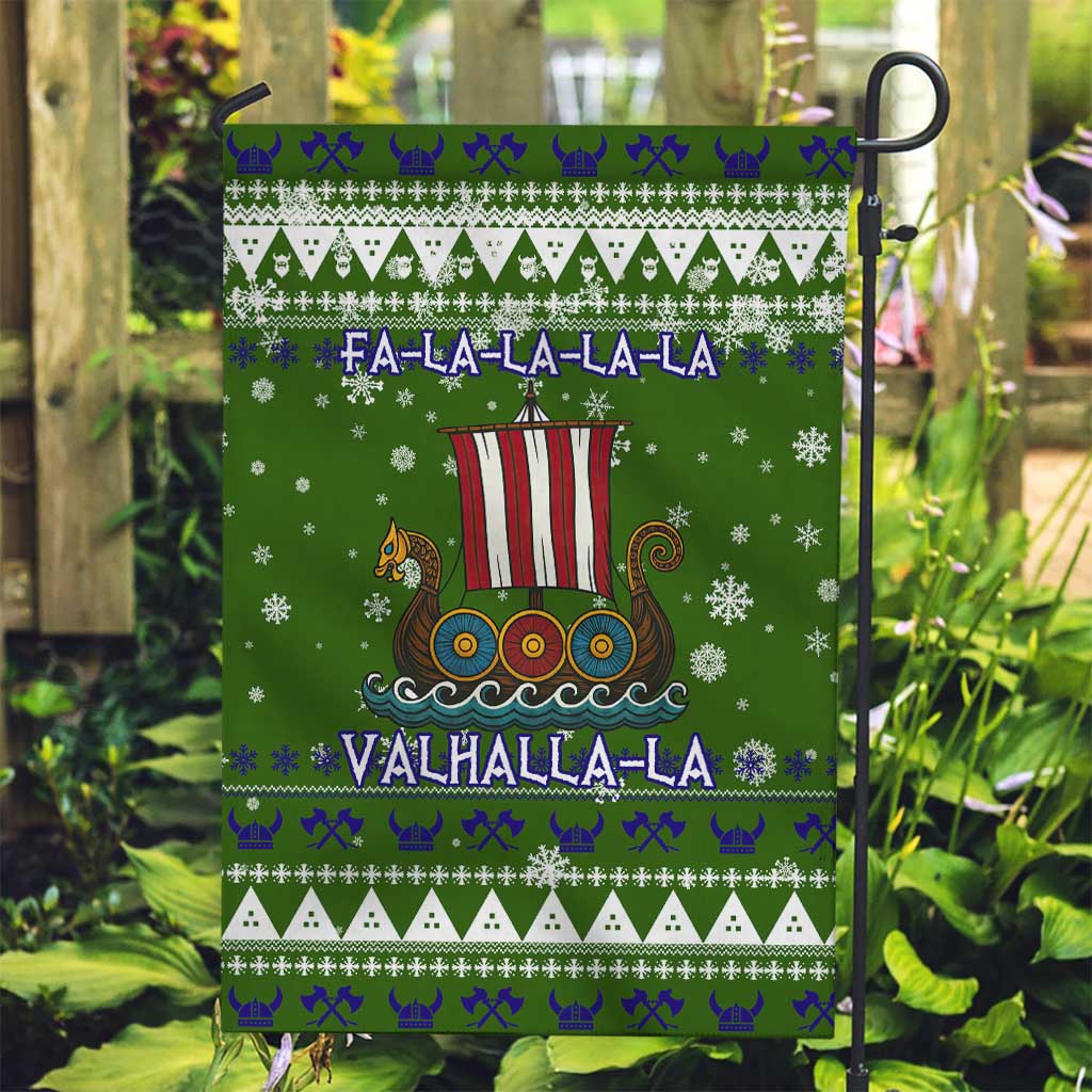 Amazing Viking Christmas Garden Flag Xmas Holiday Patterns - Wonder Print Shop