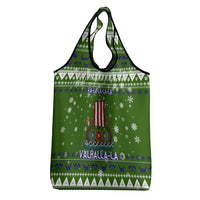 Amazing Viking Christmas Grocery Bag Xmas Holiday Patterns - Wonder Print Shop