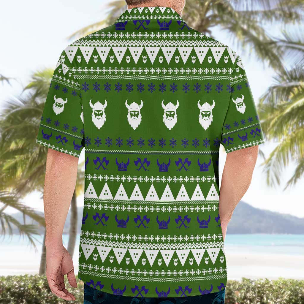 Amazing Viking Christmas Hawaiian Shirt Xmas Holiday Patterns - Wonder Print Shop