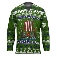 Amazing Viking Christmas Hockey Jersey Xmas Holiday Patterns - Wonder Print Shop