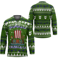 Amazing Viking Christmas Hockey Jersey Xmas Holiday Patterns - Wonder Print Shop