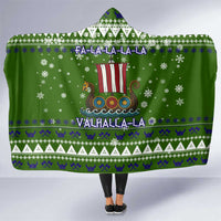 Amazing Viking Christmas Hooded Blanket Xmas Holiday Patterns - Wonder Print Shop