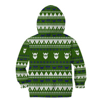 Amazing Viking Christmas Kid Hoodie Xmas Holiday Patterns - Wonder Print Shop