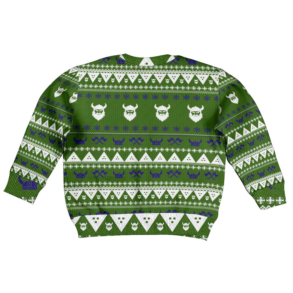 Amazing Viking Christmas Kid Ugly Christmas Sweater Xmas Holiday Patterns - Wonder Print Shop
