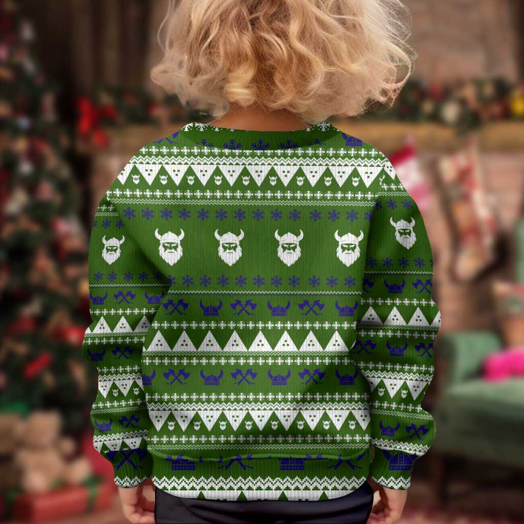 Amazing Viking Christmas Kid Ugly Christmas Sweater Xmas Holiday Patterns - Wonder Print Shop