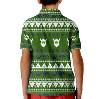 Amazing Viking Christmas Kid Polo Shirt Xmas Holiday Patterns - Wonder Print Shop