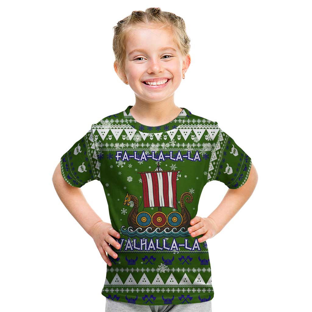Amazing Viking Christmas Kid T Shirt Xmas Holiday Patterns - Wonder Print Shop