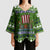 Amazing Viking Christmas Kimono Sleeve Blouse Xmas Holiday Patterns - Wonder Print Shop