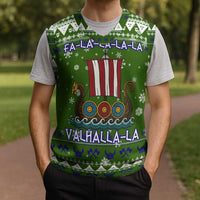 Amazing Viking Christmas Knitted V-Neck Vest Xmas Holiday Patterns - Wonder Print Shop